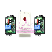 Wireless 1 Channels 110V 220V Lamp Remote Control Switch One Transmitter and Two Receivers 2024 - buy cheap