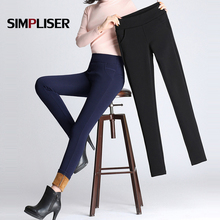 Super Soft Warm Pants For Women Winter Trousers With Velvet Thicken Pencil Pants Elastic High Waist Leggings Stretch Plus Sizes 2024 - buy cheap