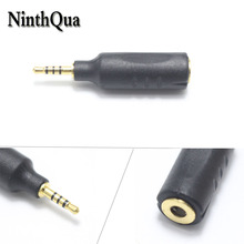 1pcs 2.5mm 4 Pole Male Plug to 3.5mm Female jack Audio Connector 3.5 Stereo Audio jack Plugs Adaptor for Headset Headphone 2024 - buy cheap