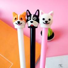 48pcs/lot 0.5mm black ink creative cute cartoon animal dog gel pen water pen Roller ball pens school students prize gift 2024 - buy cheap