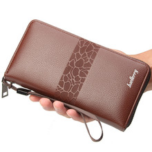 Handbag For Male Brand PU Leather Wallet Men Clutch Bag Leather Wallet Card Holder Coin Purse Zipper Male Long Wallets 2024 - buy cheap