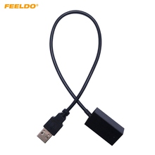 FEELDO-Cable adaptador USB de extensión AUX, 15 piezas, para Honda Civic/Jazz/Accord/Costa/Odyssey, unidad principal, sistema de Audio multimedia 2024 - compra barato