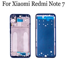 Оригинальный ЖК-держатель передняя рамка для Xiaomi Redmi Note 7 корпус средняя рамка для Xiaomi Redmi Note7 запасные части 2024 - купить недорого