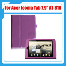 High quality Pu Leather Stand Tablet Cover Case For Acer Iconia Tab 7.9" A1 810 A1-810 + Stylus 2024 - buy cheap