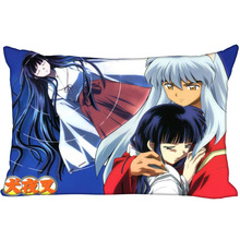 Custom Inuyasha Pillowcase Bedroom Home Office Decorative Pillow Cover Fabric Rectangle Zipper Pillow Cases 40x60CM,50X75CM 2024 - buy cheap