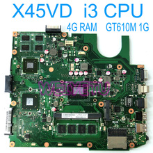 X45VD With I3-2350 CPU Mainboard 4 GB RAM Memory Onboard For ASUS X45V X45VD Laptop Motherboard 100% Tested Running Well 2024 - buy cheap