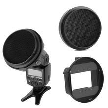 Universal Flash Adapter Mount CA-SGU K9+HoneyComb Grid for Canon Nikon Sony Yongnuo Pentax Speedlite 2024 - buy cheap