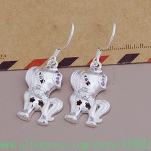 Silver Plated earrings , Silver Plated fashion jewelry , rare animal /etrankya butakmaa AE630 2024 - buy cheap