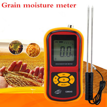 Digital Grain Moisture Meter with Measuring Probe GM640 Portable LCD Hygrometer Humidity Tester for Corn Wheat Rice Bean Wheat 2024 - buy cheap