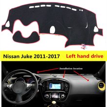 Para Nissan Juke 2011-2017 para la mano izquierda conducir 1PC del tablero de instrumentos del coche de cortina de Sun del tablero de cubierta de Capter estilo de coche 2024 - compra barato