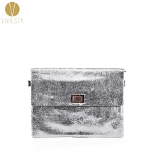 CRACKED METALLIC ENVELOPE CLUTCH BAG Women's Lady Faux Leather Large Dazzling Sparkling Glitter Evening Party Flap Cross Handbag 2024 - buy cheap