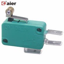 10Pcs/Lot Micro Switch 3 Pin Roller Lever 6.35x0.8MM Terminal Green Switches 300GF SPDT Type Microswitch 20A 125VAC 16A 250VAC 2024 - buy cheap