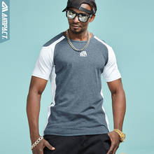 Aimpact Cotton T-shirts Men Bodybuilding Gym Sleeve Shirts Sport Brand Clothing T-shirts Workout  Fitness Tees Shirt Man 3AM1027 2024 - buy cheap