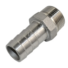 MEGAIRON BSPT 1" DN25 Male Thread Stainless Steel SS304 Barb Hosetail Connector Fittings For Pipe OD 25mm Water Gas Oil 2024 - buy cheap
