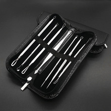 7 Pcs/Set Blackhead Acne Remover Tool Stainless Steel Comedone Pimple Blemish Extractor With Case SSwell 2024 - buy cheap