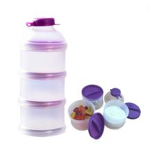 Portable Baby Infant Feeding Milk Powder Food Bottle Container Dispenser 3 Cells Grid Practical Snack Box Case 2024 - buy cheap