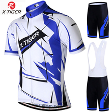 Комплект одежды для езды на велосипеде X-Tiger, профессиональная летняя одежда для езды на велосипеде, Майо, одежда для езды на горном велосипеде, спортивная одежда 2024 - купить недорого