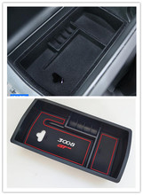 Accessories Central Storage Armrest Container Pocket Organizer Holder Box 1pcs for Peugeot 3008 GT 3008GT 2016 2017 2018 2024 - buy cheap