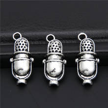 30pcs Microphone Charms Bracelet Necklace Pendant Charms For Jewelry Making Accessories DIY Handmade Crafts A2933 2024 - buy cheap