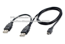 Cable USB 2,0 de 2 A macho A Mini de 5 pines para unidad de disco duro móvil de 2,5 pulgadas, HDD de 80CM, Envío Gratis, 1 Uds. 2024 - compra barato