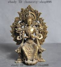 Тибетский буддизм латунная тара Кван-Инь Гуаньинь богисаттва богиня статуя Будды 2024 - купить недорого
