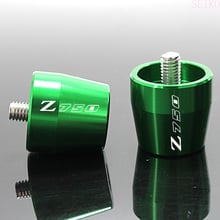 Acessórios da motocicleta CNC Guiador Grips Bar Termina Cap Slide Para KAWASAKI Z750 (não Z750S modelo) 2007-2012 2024 - compre barato