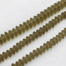 Wholesale Frost Tea Quartzs 4-9mm Rondelle Beads 15"/38cm BeadsFor DIY Jewelry Making !We provide mixed wholesale for all items! 2024 - buy cheap