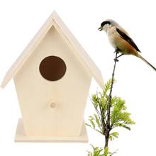 wooden bird house Nest Creative wall-mounted wooden outdoor bird nest birdhouse Wooden Box Drop Ship 2018a23 2024 - buy cheap