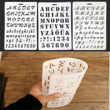 Brand New Alphabet ABC Number Layering Stencils Sticker Painting Scrapbooking Paper Card Template Decoration 2024 - buy cheap