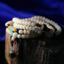 Tibetan Mala Bodhi Beads 108 Prayer Beads Mala Buddhist Prayer Beads Mala River Stone Lapis Lazuli 2024 - buy cheap
