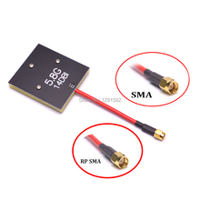 Antena de painel de alto ganho sma/rp sma fpv, 5.8g, 5.8ghz, 14dbi, 1 peça 2024 - compre barato