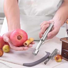 1PC Stainless Steel Kitchen Fruit Corer Separator Fruit Apple Pear Peach Coring Device Digging Tool fruit corer separator @C 2024 - buy cheap