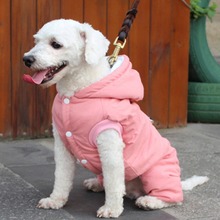 Теплая одежда для маленьких собак, ветрозащитное зимнее пальто для собак, куртка, мягкая одежда, наряд для щенков, жилет 2024 - купить недорого