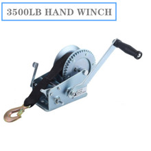 Hand winch Manual winch 3500-pound winder with ribbon winch 2024 - buy cheap