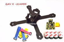 the newest DIY mini drone FPV QAV-X 214mm cross racing quadcopter QAV-R 210 pure carbon fiber frame 2024 - buy cheap