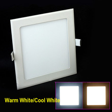 Ultra thin design 25W LED ceiling recessed grid downlight / round or square panel light 225mm, 1pc/lot free shipping 2024 - buy cheap