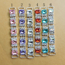 Conectores de biquíni de strass de costura, fivela de cristal de diamante para decoração de casamento e natação 2024 - compre barato