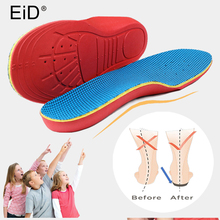 EiD-plantillas ortopédicas para niños, zapatos planos, soporte para arco del pie, almohadillas ortopédicas, corrección, cuidado de los pies 2024 - compra barato
