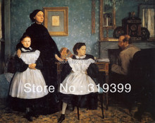 Oil Painting Reproduction on linen canvas,The Bellelli Family by edgar degas ,Free Shipping via FeDex,100% handmade oil painting 2024 - buy cheap