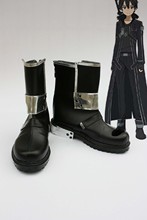 Custom made black Kirito Shoes from Sword Art Online Cosplay 2024 - buy cheap