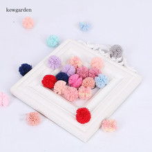 Kewgarden 3cm Gauze Ball DIY Craft Supplies DIY Hairpins Brooch Material Accessories Handmade Flower Mixed Color 100 Pcs/ lot 2024 - buy cheap