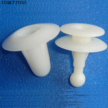Jjjqcpjyxgs-Clips de plástico de nailon para coche, cierre automático, color blanco, para Toyota y Mazda 2024 - compra barato