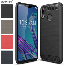 Bumper Case For ASUS ZenFone Max M2 ZB633KL Soft Silicone Full Cover ZB633 ZB 633 KL Carbon Fiber Fitted Phone Cases X01AD Funda 2024 - buy cheap