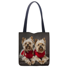 Yorkshire Terrier Tote Bag For Women Canvas Fabric Bags Eco Reusable Shopping Bags Traveling Beach Casual Useful Shoulder Bag 2024 - buy cheap