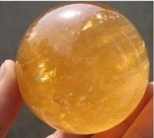 YM  CITRINE CRYSTAL SPHERE BALL HEALING GEMSTONE 40-100mm 2024 - buy cheap