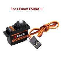 Emax-Mini engranaje de plástico ES08A II, Servo analógico de 1,8 kg/seg para modelos de avión de control remoto, Dron de carreras de alta calidad, 6 uds. 2024 - compra barato