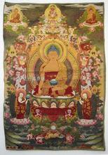 Chinese collection the Thangka embroidery Pharmacist Buddha diagram 2024 - buy cheap