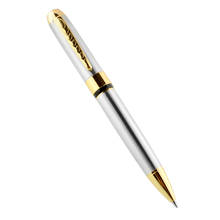 Серебро JINHAO 250 средняя шариковая ручка идеальная Золотая обшивка 2024 - купить недорого