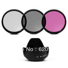 58MM UV CPL FLD Filter Kit & Accessory Flower Lens Hood for CANON EF 50MM f/1.4 100% GUARANTEE 2024 - buy cheap