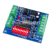 DC5V-24V LED RGB DMX Decoder board , 3-channel  3 -way DMX 512 light controller , Easy to RGB DMX512 control, Free shipping 2024 - buy cheap